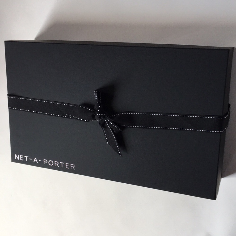 NET-A-PORTER striking black luxury box!